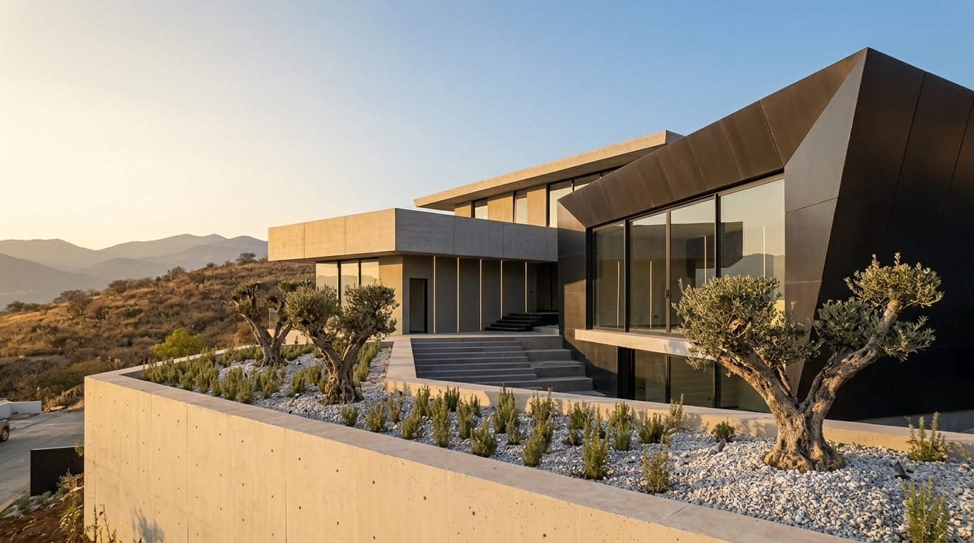 Residencia contemporánea construida por LUGA